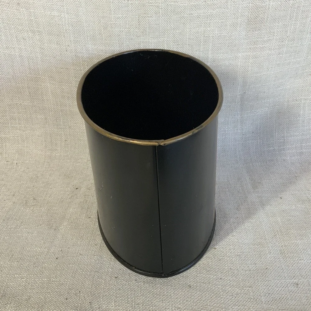 VTG Keller Charles of Philadelphia Owls Metal Desk Trash‎ Can Pen Holder Oval
